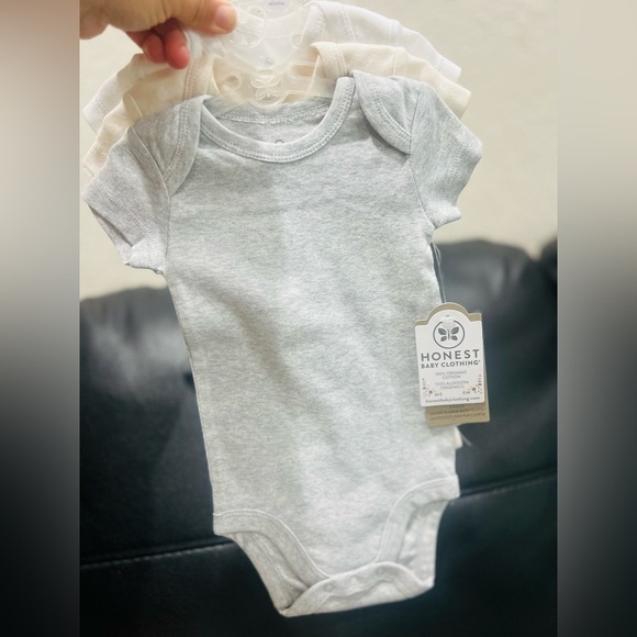 COPY - Honest Baby Clothing Baby Boy or Girl Gender Neutral Organic Cotton Shor… - Picture 5 of 10